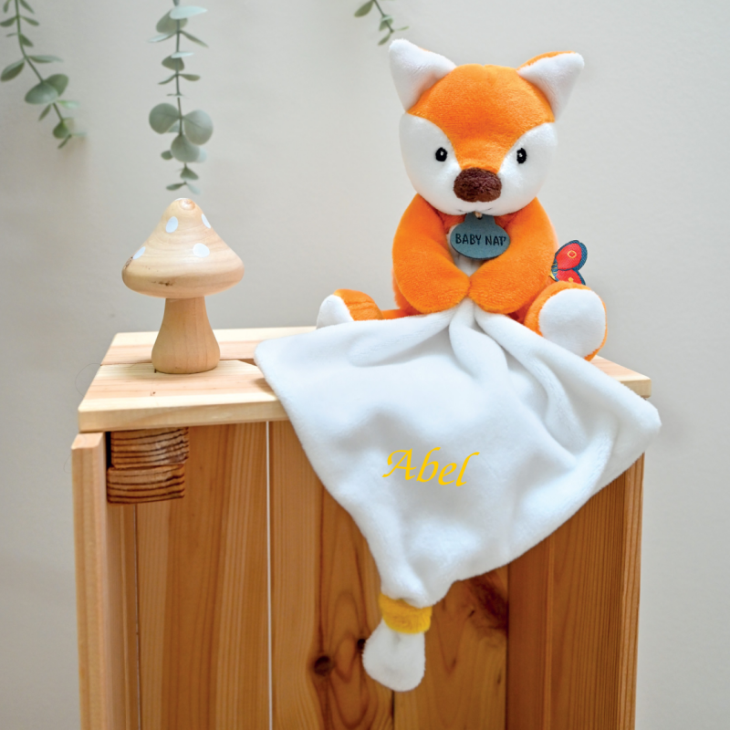  - balthazar renard - peluche avec orange 23 cm 